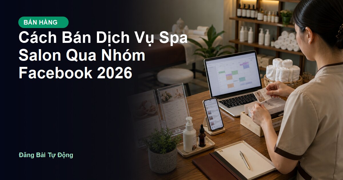 Cách Bán Dịch Vụ Spa Salon Qua Nhóm Facebook 2026