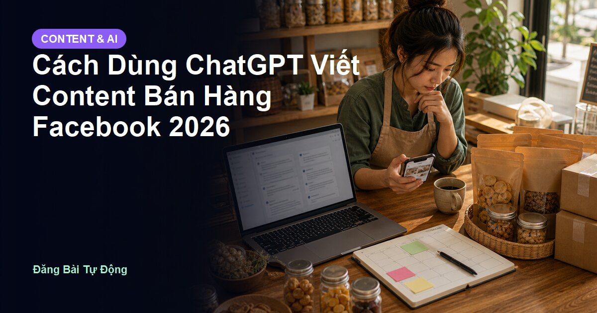 Cách Dùng ChatGPT Viết Content Bán Hàng Facebook 2026