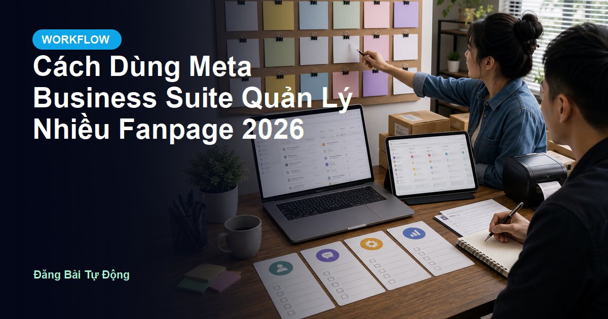 Cách Dùng Meta Business Suite Quản Lý Nhiều Fanpage 2026
