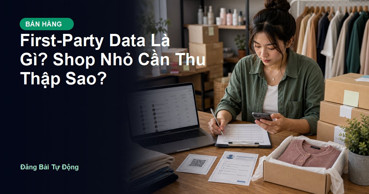 First-Party Data Là Gì? Shop Nhỏ Cần Thu Thập Sao?