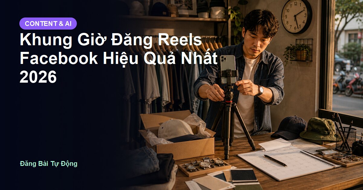 Khung Giờ Đăng Reels Facebook Hiệu Quả Nhất 2026